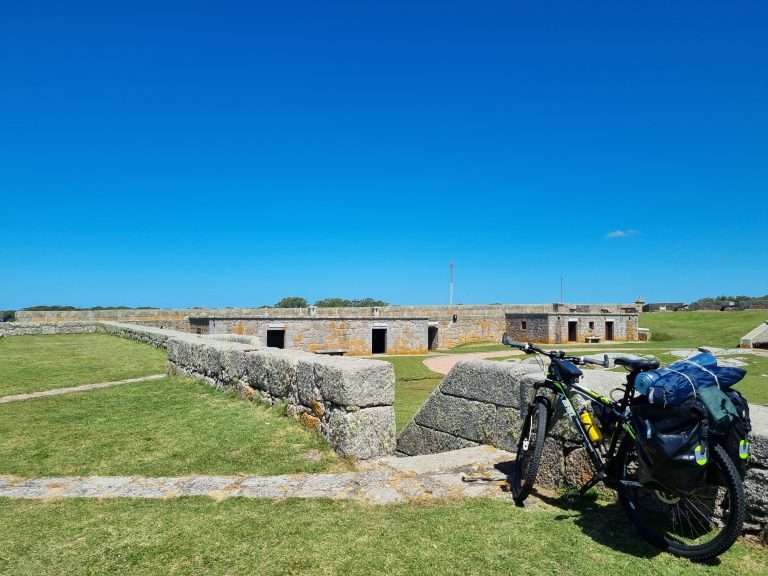 bike inside the fortress