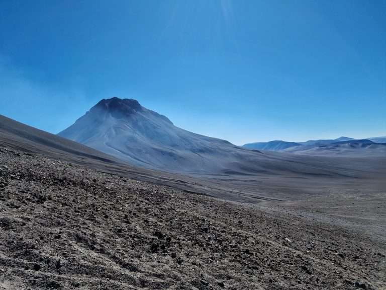Lascar volcano view from base